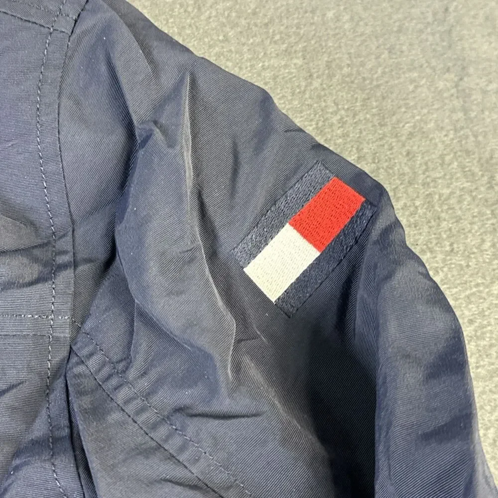 Tommy Hilfiger Boys Lightweight Jacket Blue Size Medium 8-10 Hidden Hood